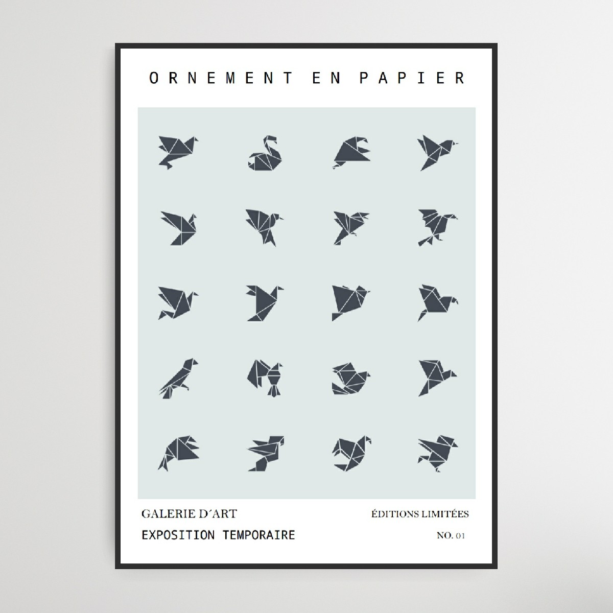 Ornement en papier, A4, 21 x 29.7v