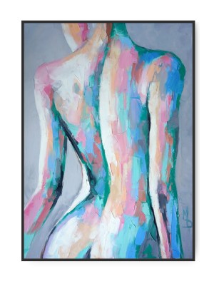 Colorful Portrait of a Woman 3, A4 21 x 30 cm plakat