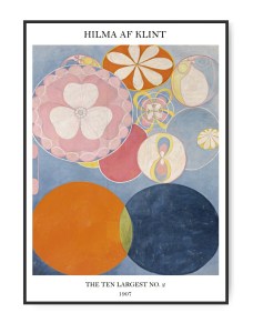Hilma Af Klint, The ten Largest No.2, A4 21 x 30 cm plakat
