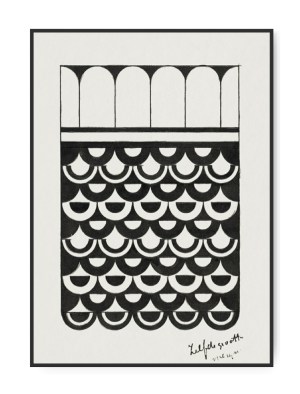 Poster Samuel Jessurum De mesquita, Ornament of scales 1944, A3 (29,7 x 42 cm) – Kunstdruck