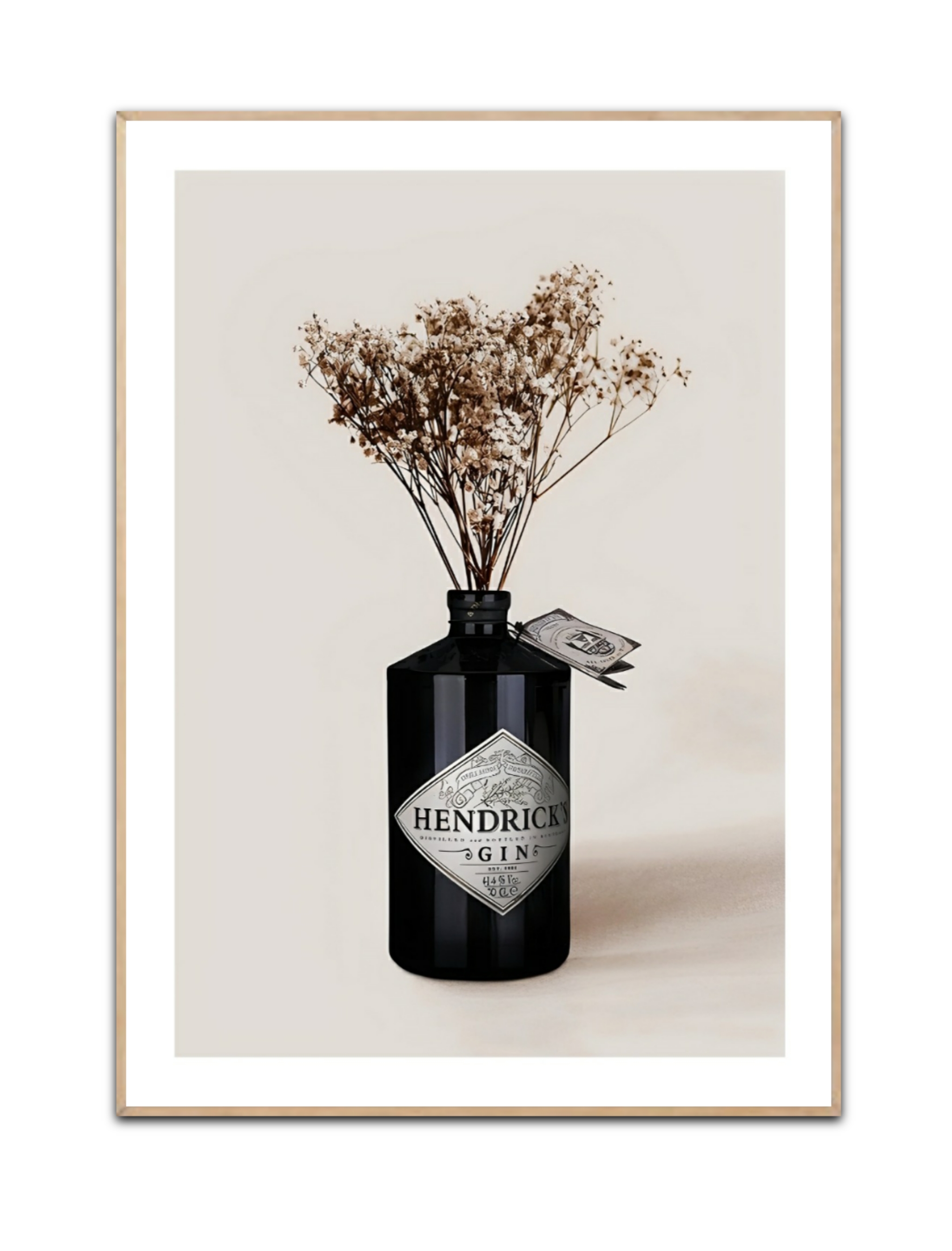 Hendrick´s Gin Flower, A4 plakat - Billede 2