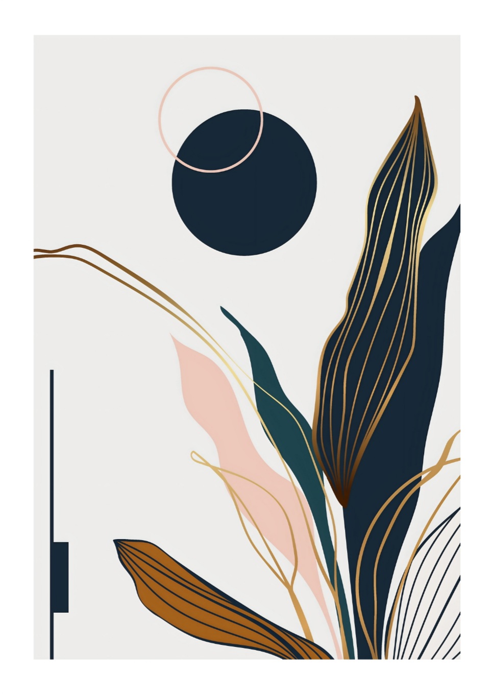 Efterårsfarver, No. 2, 50 x 70 cm plakat - Billede 2