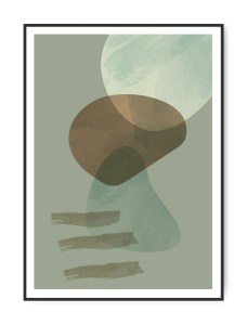 Poster Green Collection 2, A3 (29,7 x 42 cm) – Kunstdruck