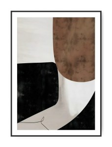 Poster Painted Shapes 2, A3 (29,7 x 42 cm) – Kunstdruck