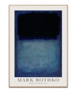 Poster Mark Rothko, Green on blue 1956 A3 (29,7 x 42 cm) – Kunstdruck