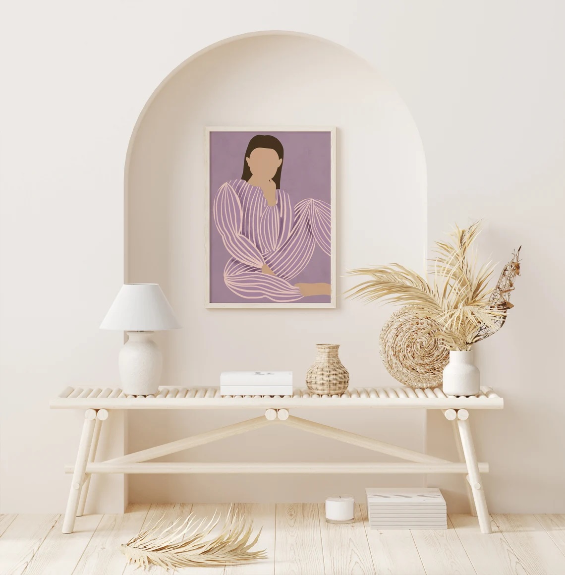 Lagom Purple Lady, A4 plakat - Billede 3