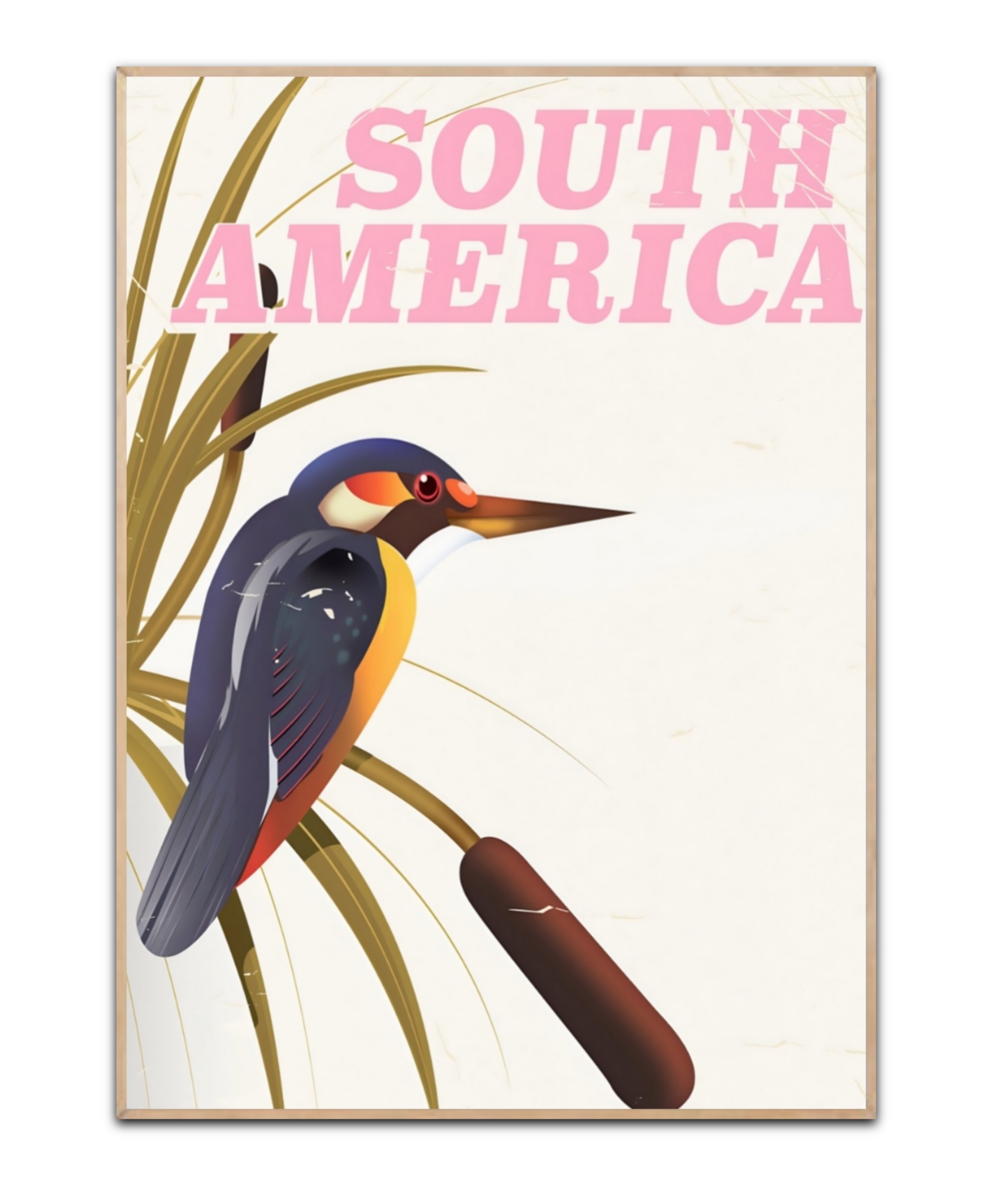 South America, A4 Plakat