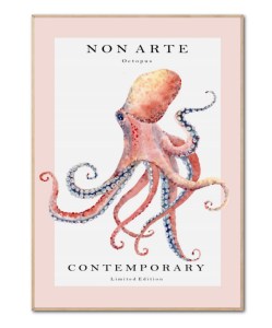 Non Arte - Octopus, 50 x 70 cm plakat