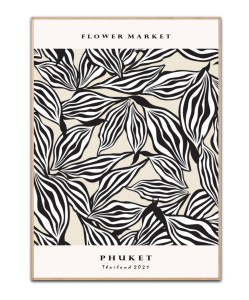 Poster Flower Market Phuket, A3 (29,7 x 42 cm) – Kunstdruck