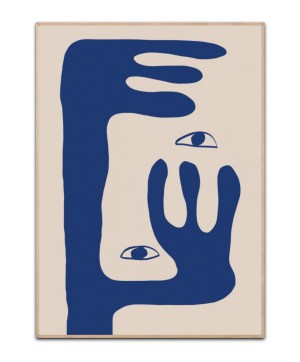 Abstract Face No1. By THE MIUUS STUDIO plakat-