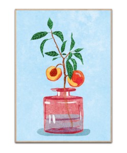 Poster Peach Tree in Vase, A3 (29,7 x 42 cm) – Kunstdruck