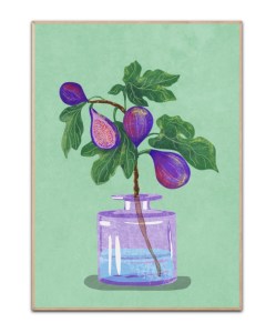 Poster Fig Tree in Vase, A3 (29,7 x 42 cm) – Kunstdruck