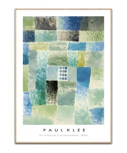 Posterpaket Paul Klee First house in Settlement, A3 (29,7 x 42 cm)