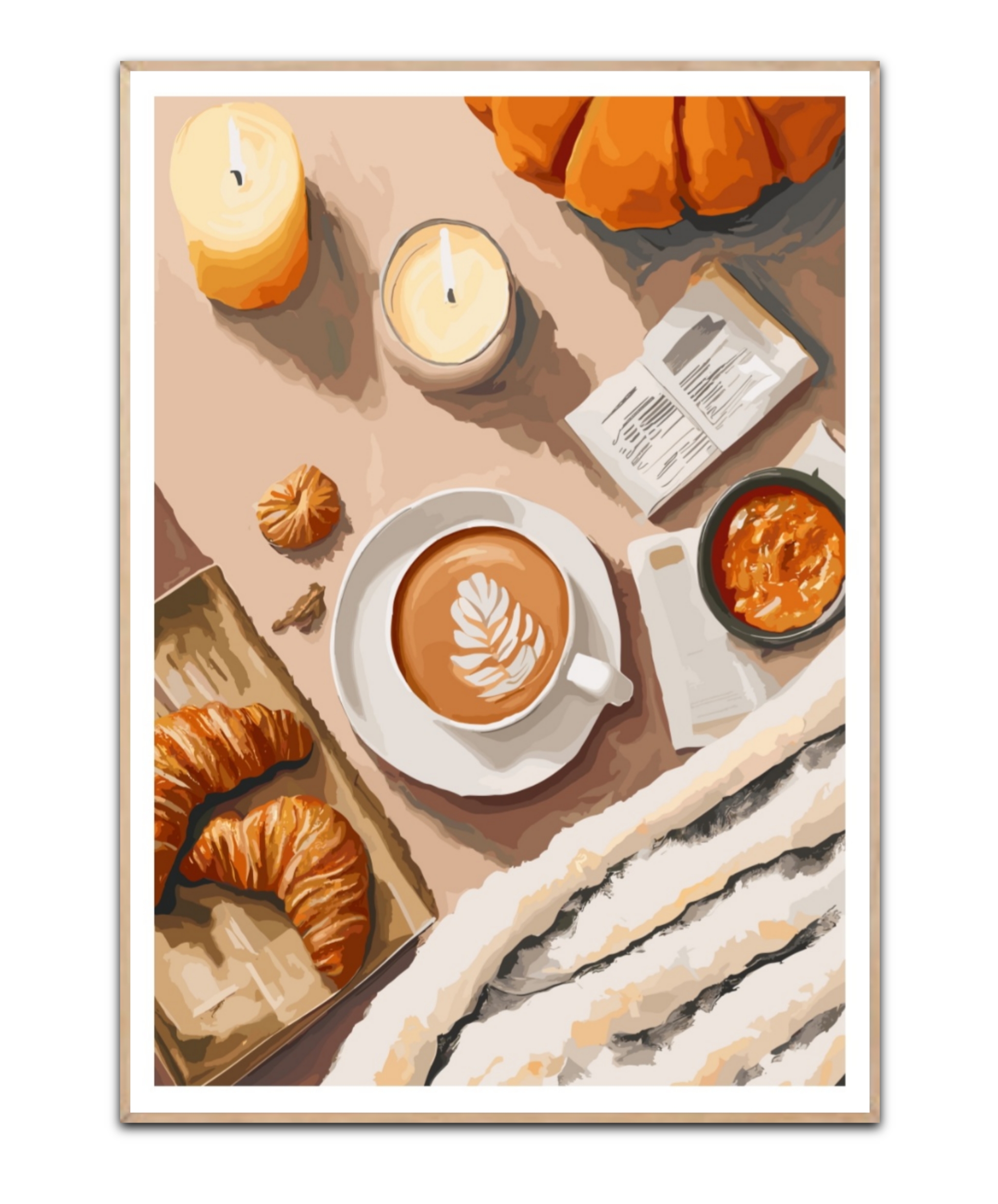 Oktober Morning, A4 plakat