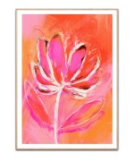Poster Fire flower A3 (29,7 x 42 cm) – Kunstdruck