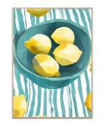 Zitronen plakat - 50x70 cm