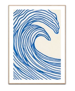 Wavy Lines plakat By Merel Takken, 50x70 cm