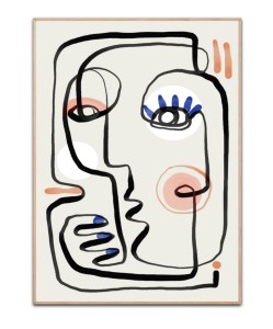 Woman with Nailpolish plakat, 50x70 cm