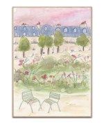 Poster Parisian Garden By Katharina Puritscher , Str. A3 (29,7 x 42 cm) – Kunstdruck