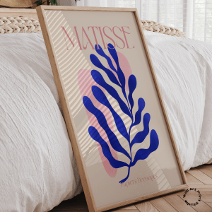 Matisse - Papiers découpés Blau/rose, Poster