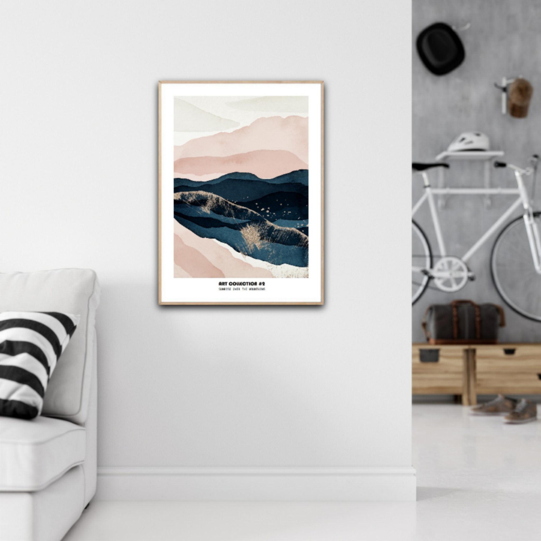 Art Collection No.2 - Sunrise over he Mountains, Poster – Bild 6