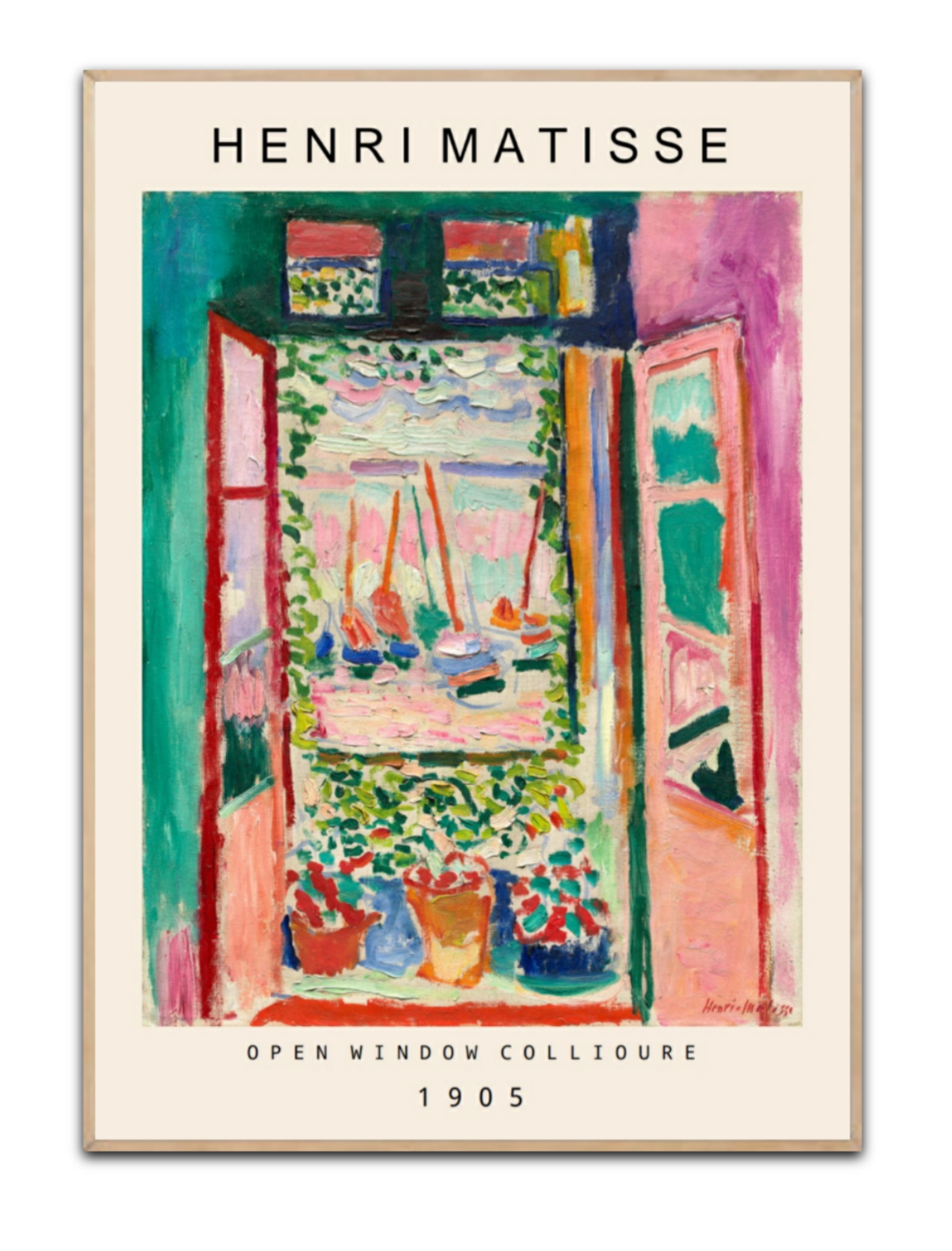 Henrin Matisse, - Open Window Collioure 1905, Poster – Bild 5