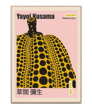 Pumpkin Rosa/Yellow/Black Ya yoin Kus ama - Poster