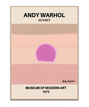 Andy Warhol, Sunset, Poster