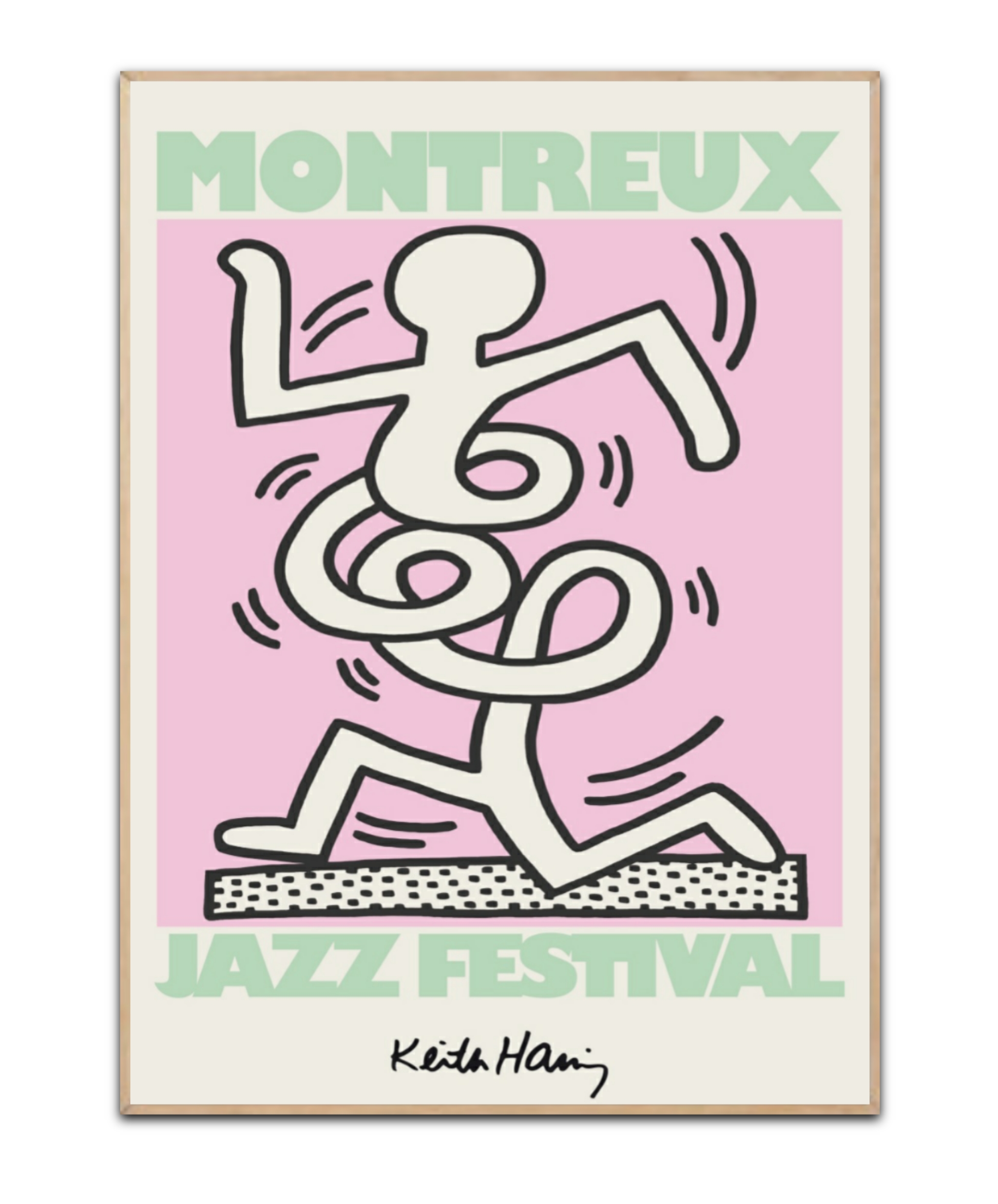 Keith Haring Jazz Festival Poster, .