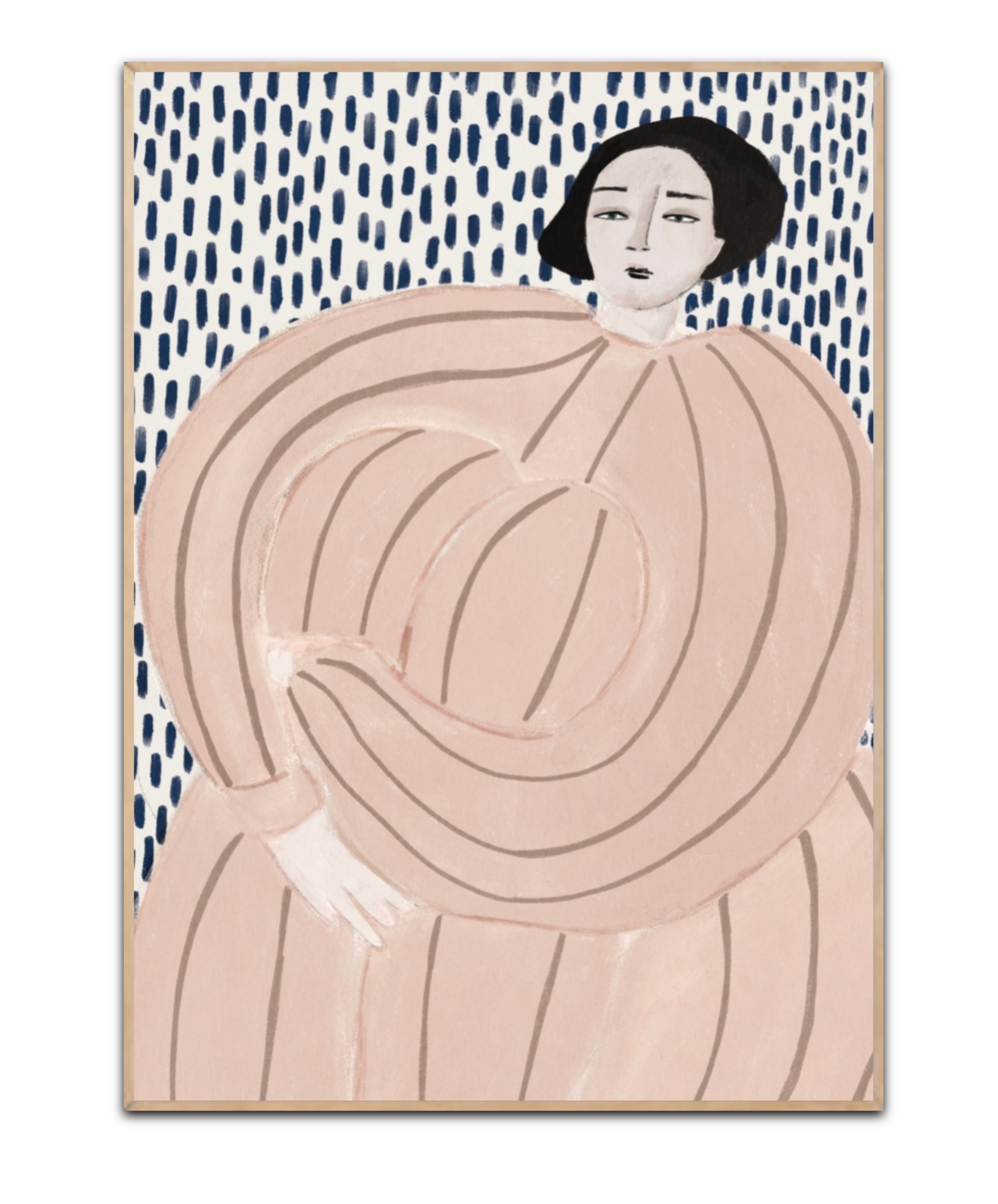 Rosa Space 70x100 cm Poster