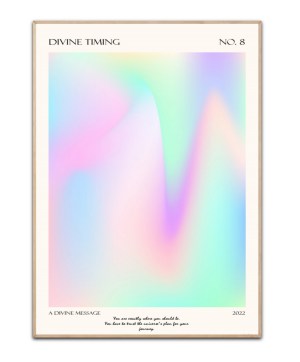 Divine message - Divine timing, Poster