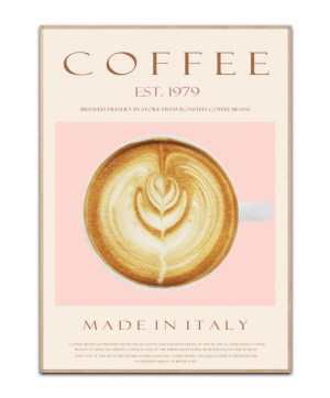 Coffee - Made in Italy, Poster