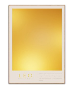 Stjernetegn Löven Gold, Poster