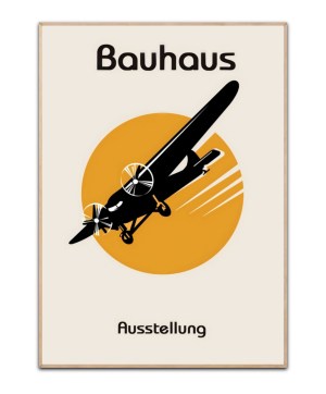 Bauhaus Airplane, Poster