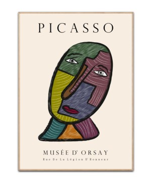 Picasso colorful face no. 1