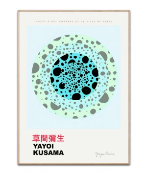 Yayoi Kusama - Turquoise cirkel