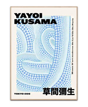 Yayoin Kusama - Abstract Blue, Poster