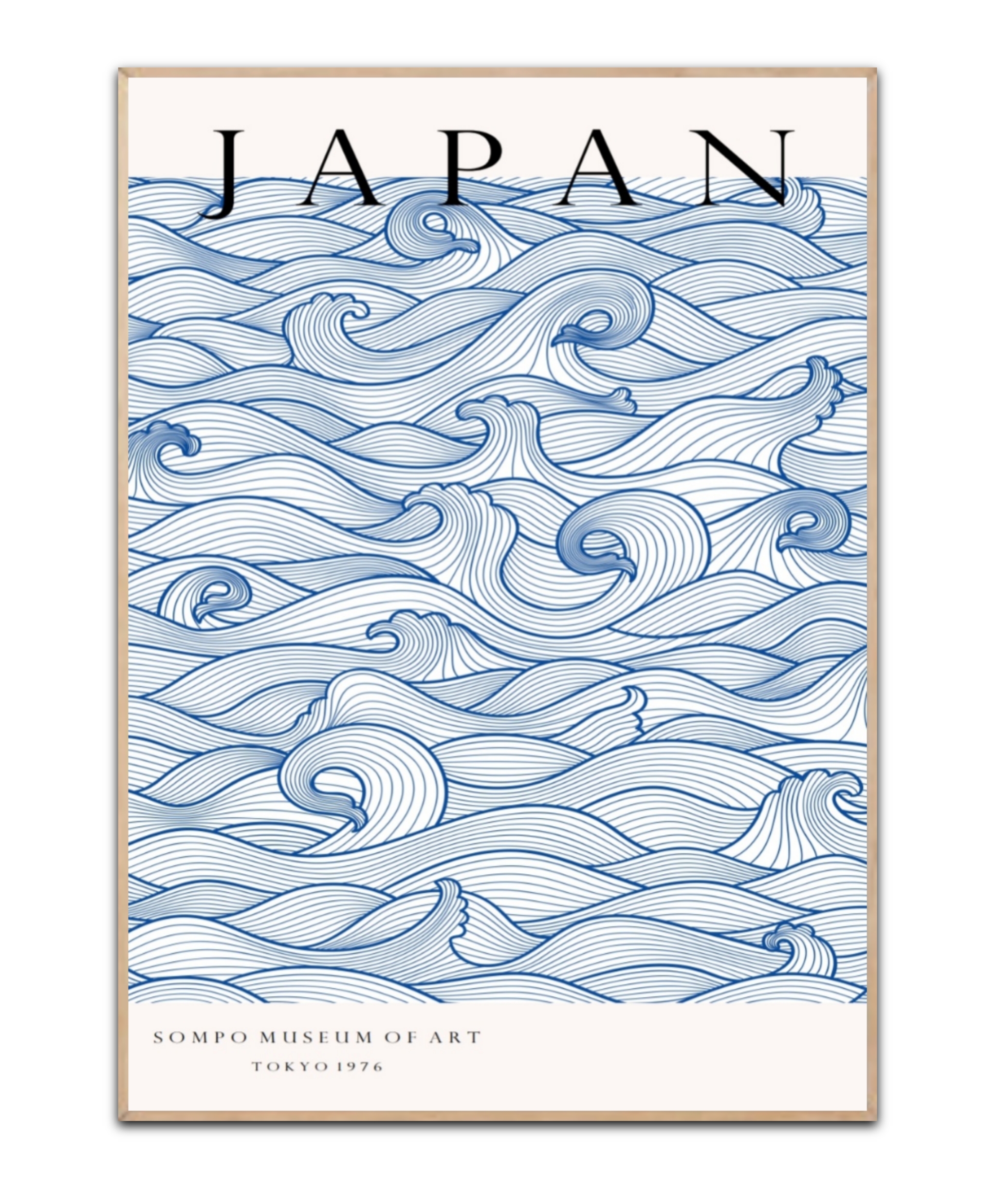 Japan - Waves, Poster