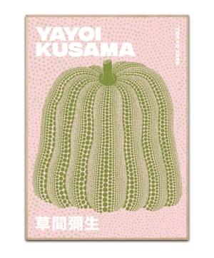 Yayoi Kusama - Green rose pumpkin