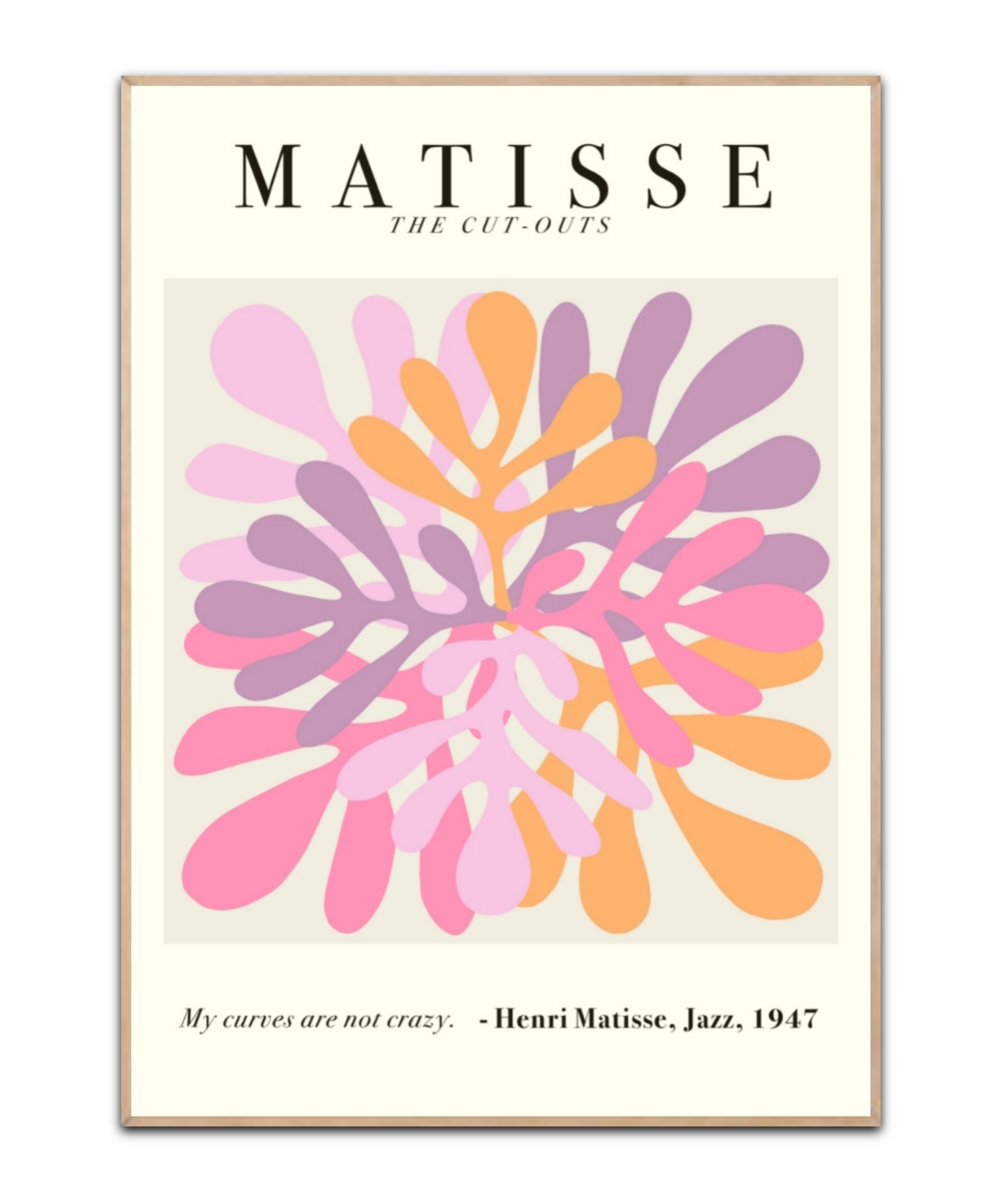 Matisse - Purple, Rosa, orange, Poster