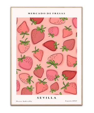 Mercado De Fresas, Poster