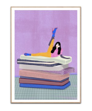 Raise your leg up to your head Stadt Jota de jai, Poster