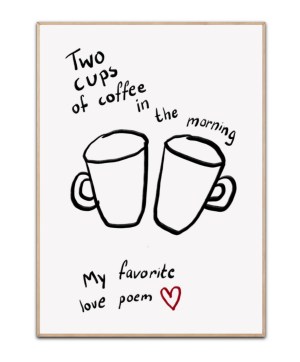 Two Cups, Poster