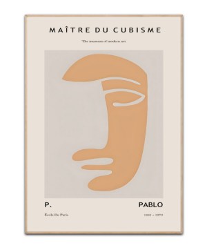 Maitre Du Cubisme orange head