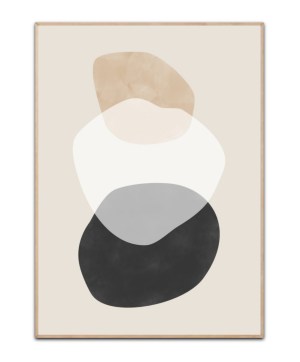 Beige Boho Shapes, Poster