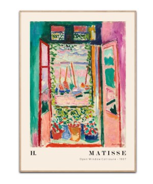 H. Matisse - Open Window Collioure 1907, A3 Poster