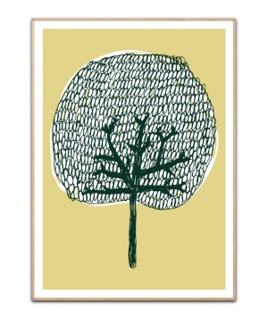 Yellow With Tree, Poster