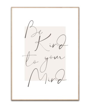 Be Kind.., Poster