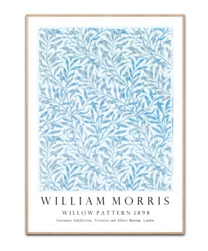 William Morris, Willow Pattern Blau, Poster