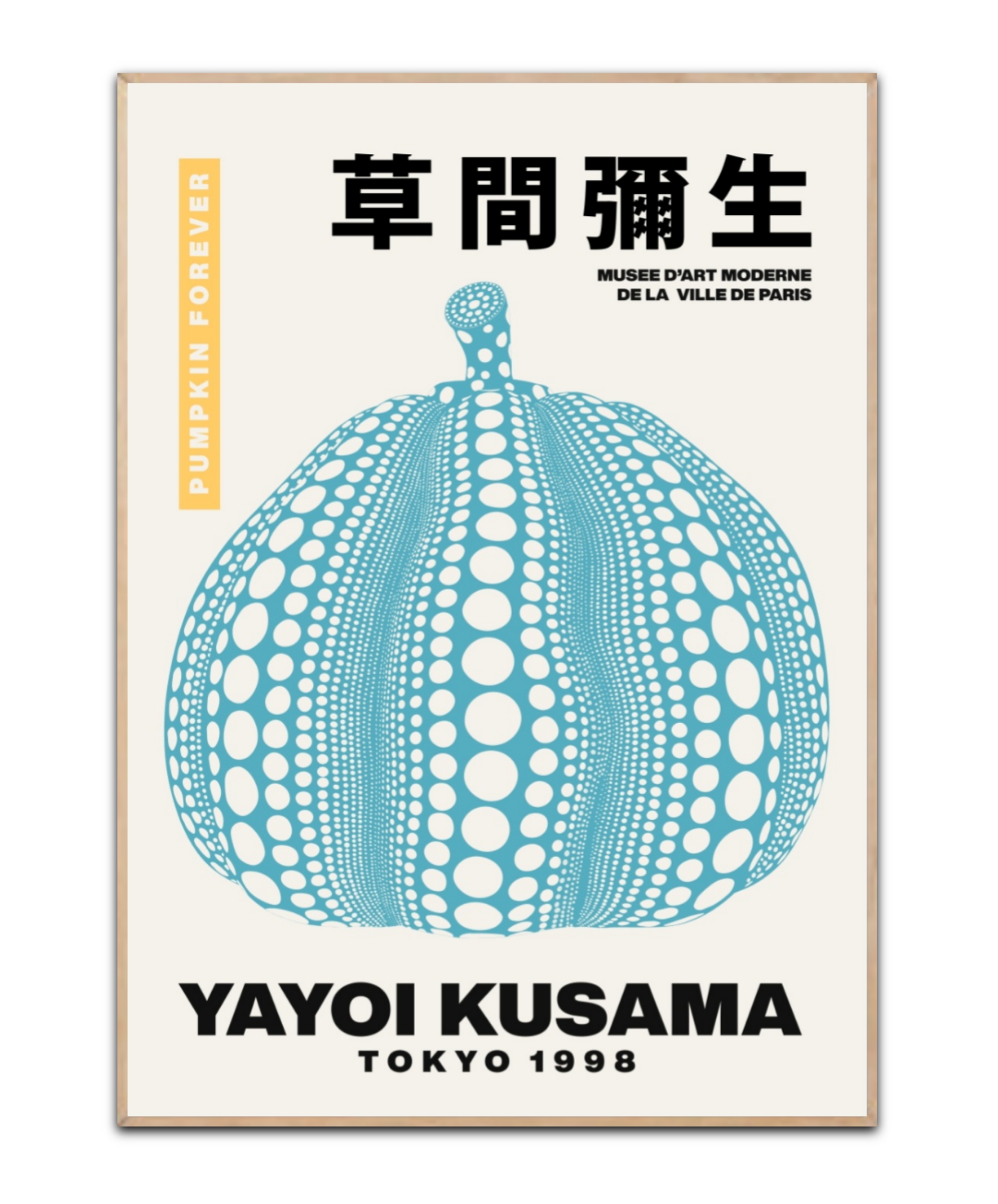 Yayoin Kusama Pumpkin fürever, Poster